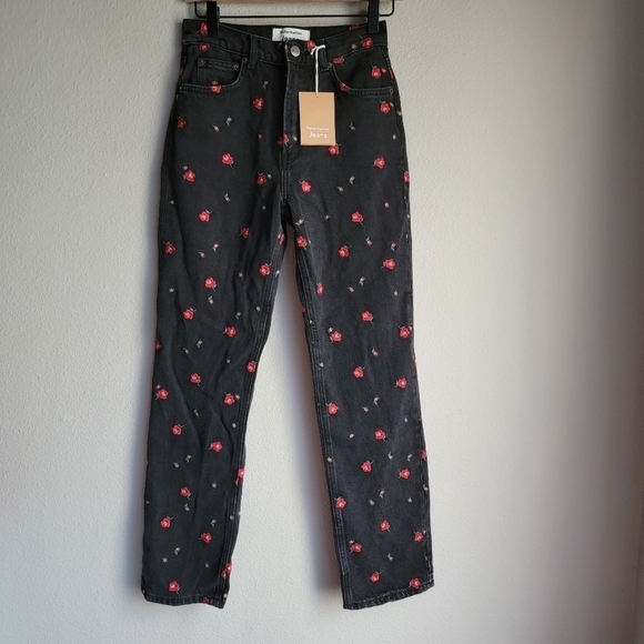 Reformation Rose Jean in Washed Black size 24 NWT - Picture 5 of 11